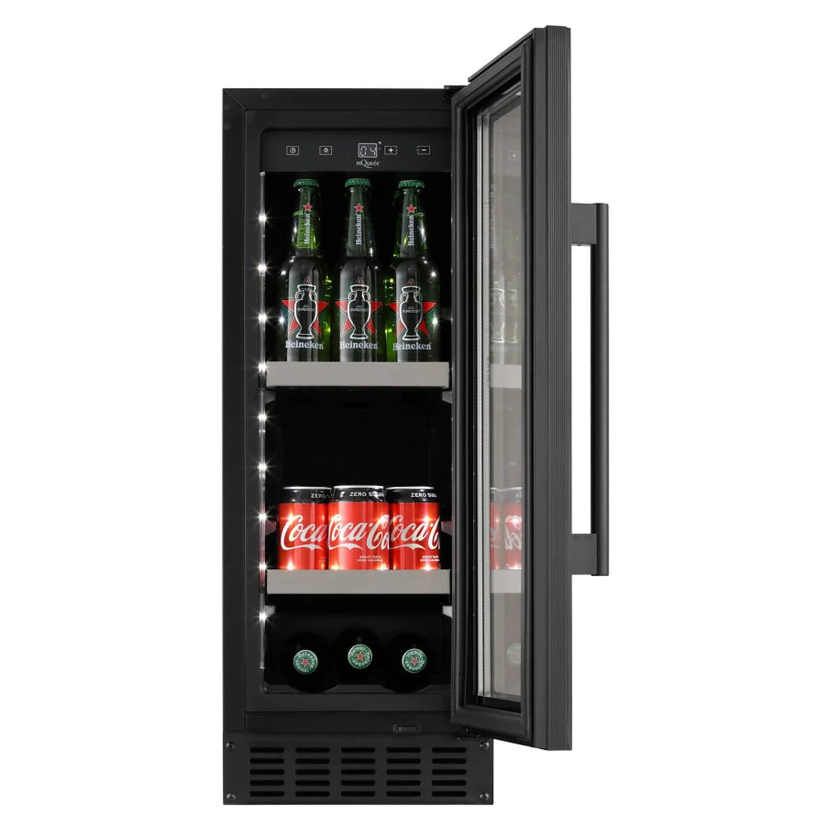 Frigorífico para cerveja mQuvée BeerServer 30 Anthracite Black, vista 4