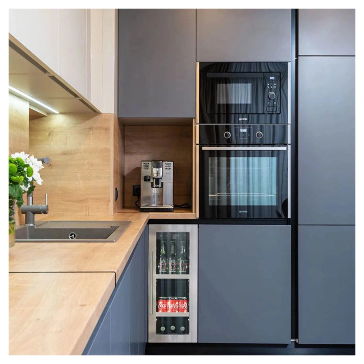 Frigorífico para cerveja mQuvée BeerServer 30 Stainless, vista 2