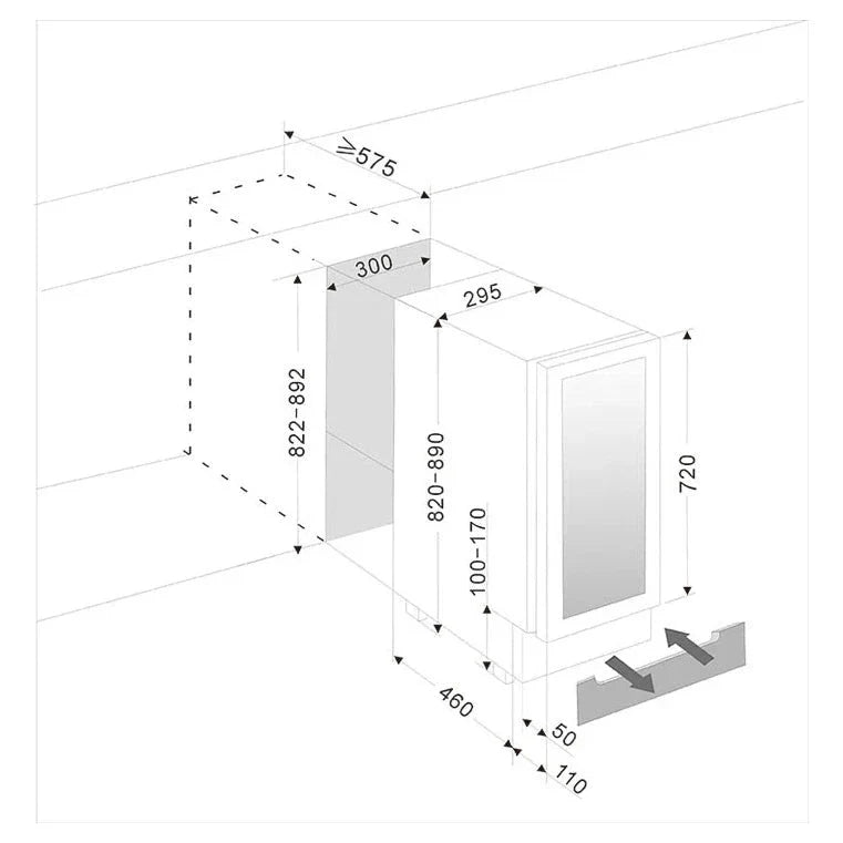 Frigorífico para cerveja mQuvée BeerServer 30 Stainless, vista 7