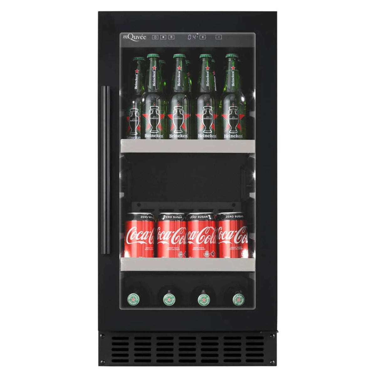 Frigorífico para cerveja mQuvée BeerServer 40 Anthracite Black