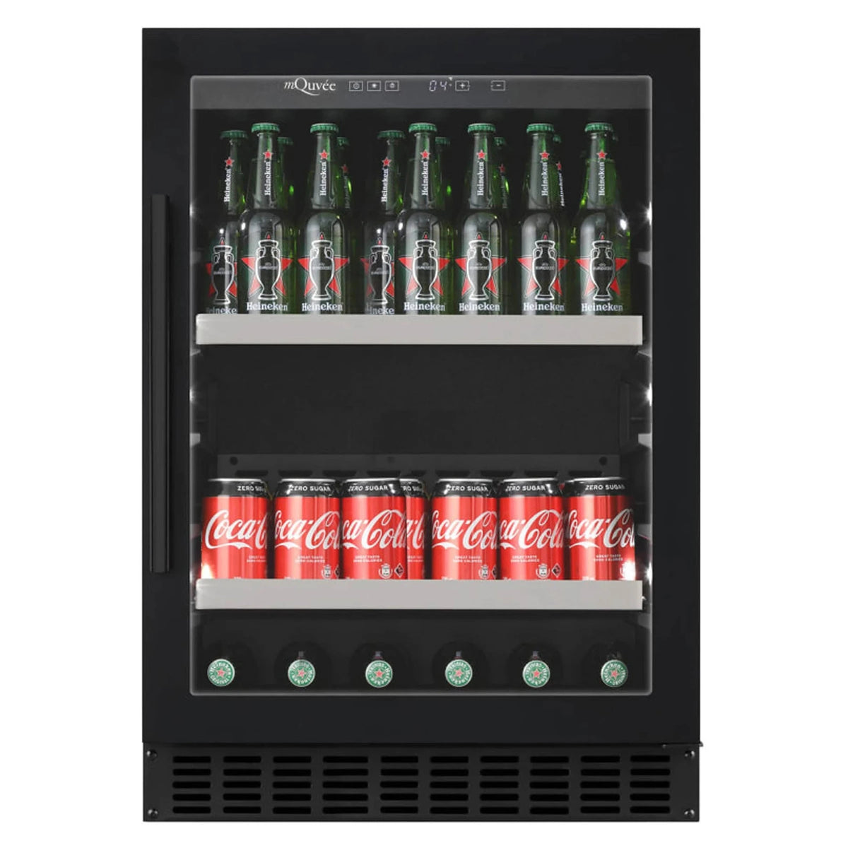 Frigorífico para cerveja mQuvée BeerServer 60 Anthracite Black