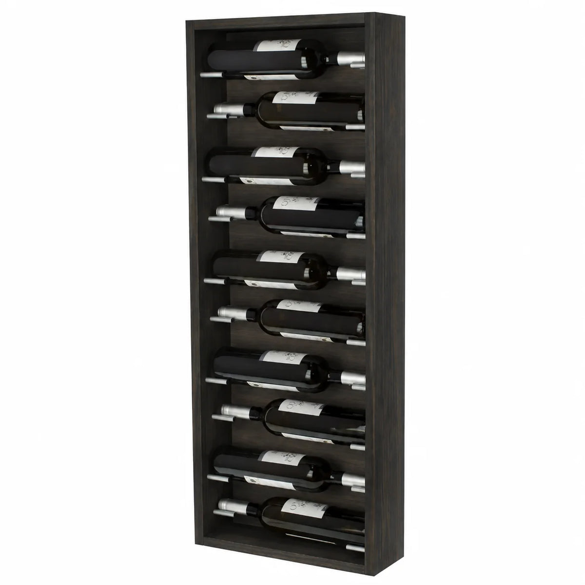 Garrafeira para 10 garrafas Expovinalia Trofeo Godello 9188 – Pinho preto – BX9188