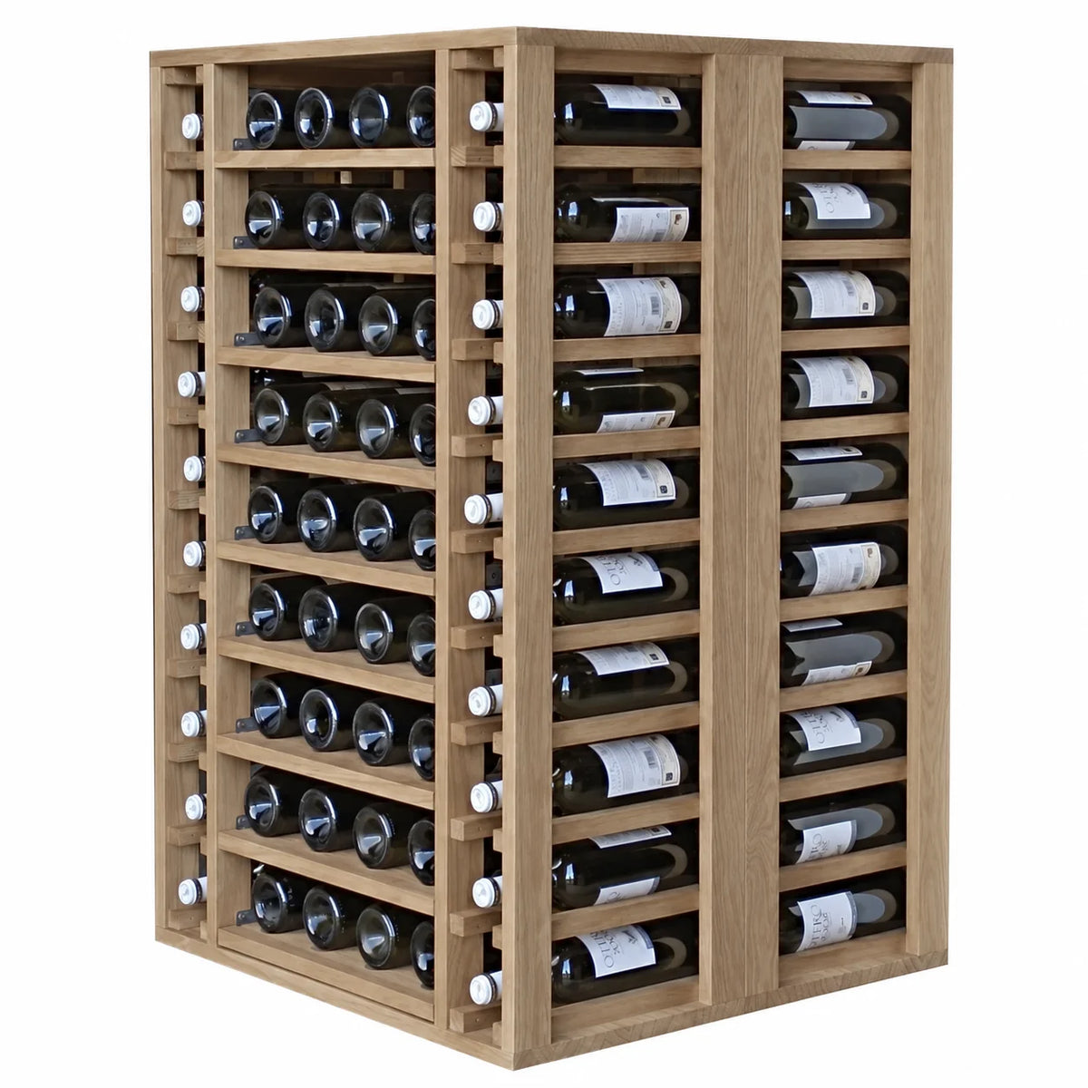 Garrafeira para 103 garrafas Expovinalia Arganza Godello 2548 – Carvalho natural – ER2548