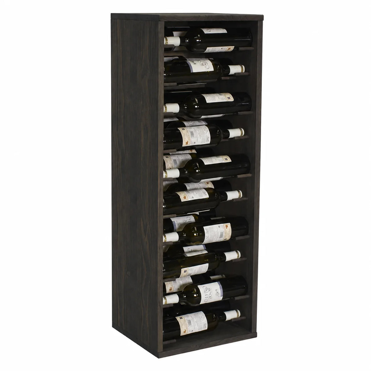 Garrafeira para 20 garrafas Expovinalia Godello 9222 – Pinho preto – BX9222
