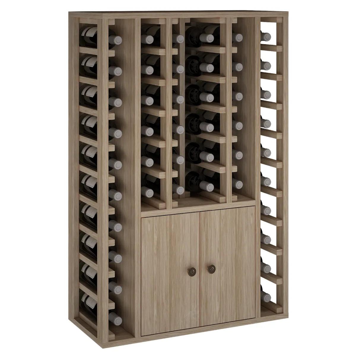 Garrafeira para 46 garrafas Expovinalia Cacabelos 2 Godello 2516 – Carvalho natural – ER2516