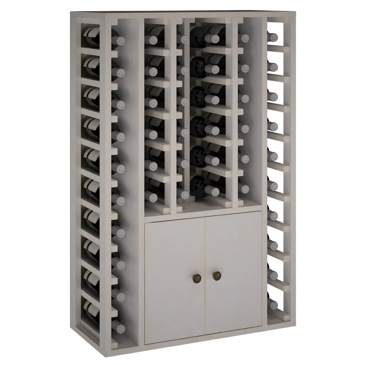 Garrafeira para 46 garrafas Expovinalia Cacabelos 2 Godello 2516 – Pinho branco – EW2516
