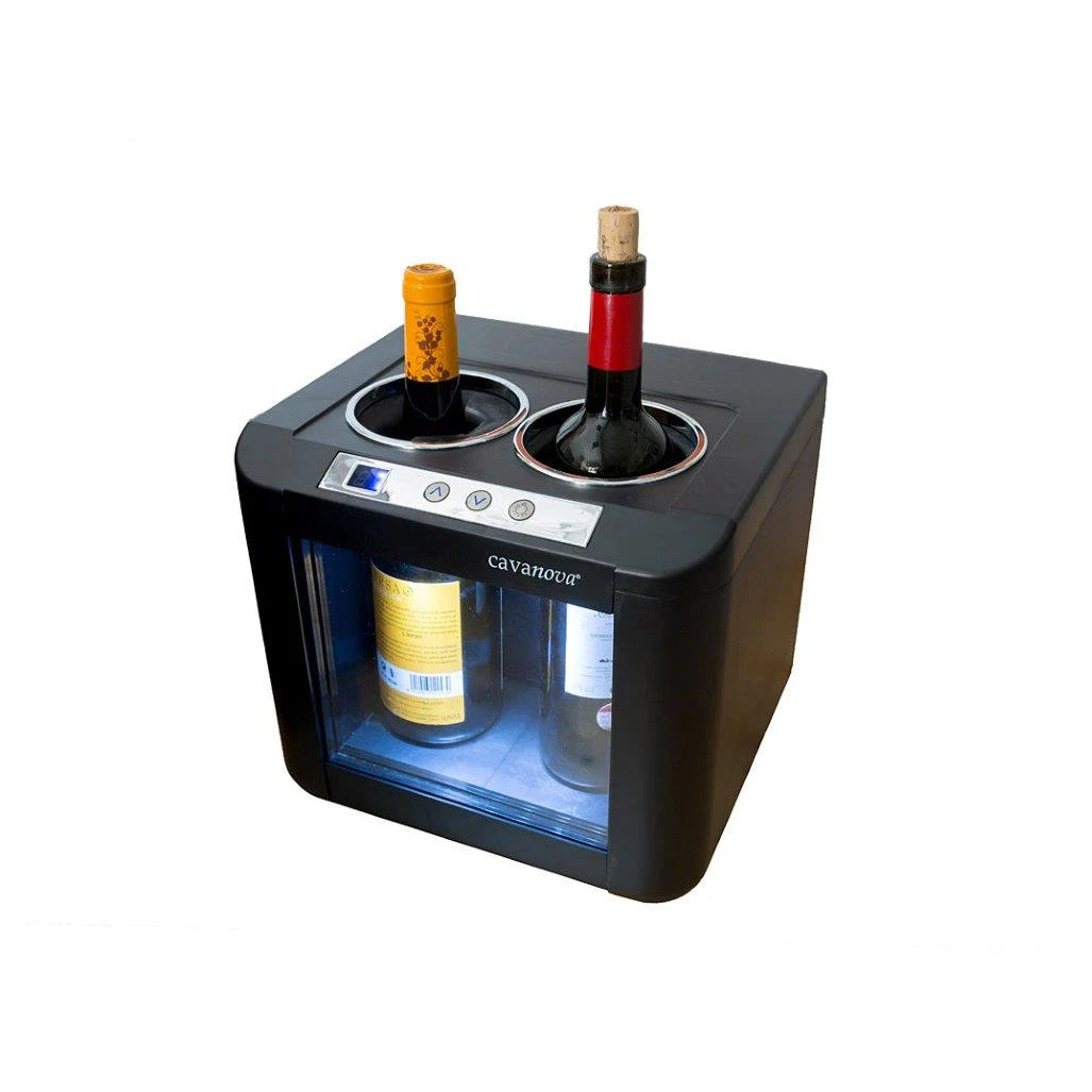 Refrigerador de vinho Cavanova OW002 para serviço de vinho em casa, bar ou restauração.