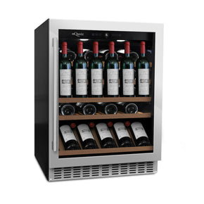 Cave de vinho 46 garrafas mQuvée WineCave 700 60S Stainless