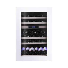 Cave de vinho dupla zona integrável 46 garrafas LBB460POV branco