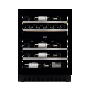 Cave de vinho 45 garrafas mQuvée WineCave Exclusive 700 60D Fullglass Black